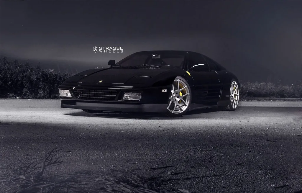 Strasse SM5 Deep Concave Monoblock on Ferrari 348 F119