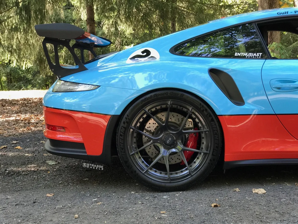 Strasse SM5R Deep Concave Duoblocks on Porsche 911 991.1, photo 5