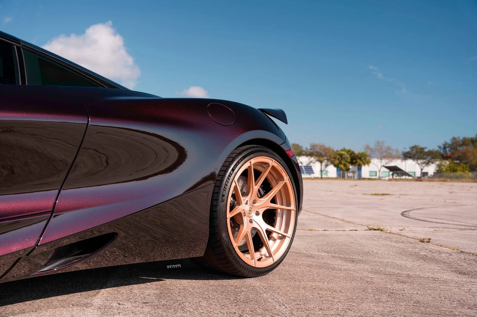 Strasse SM5R Deep Concave Duoblocks on McLaren 720S, photo 11