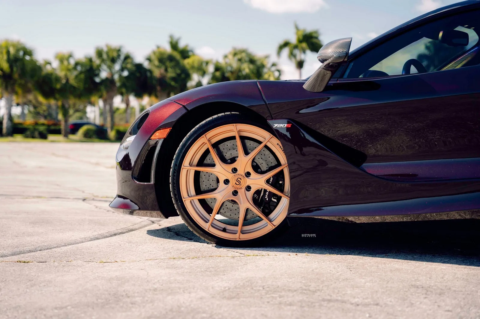 Strasse SM5R Deep Concave Duoblocks on McLaren 720S, photo 5