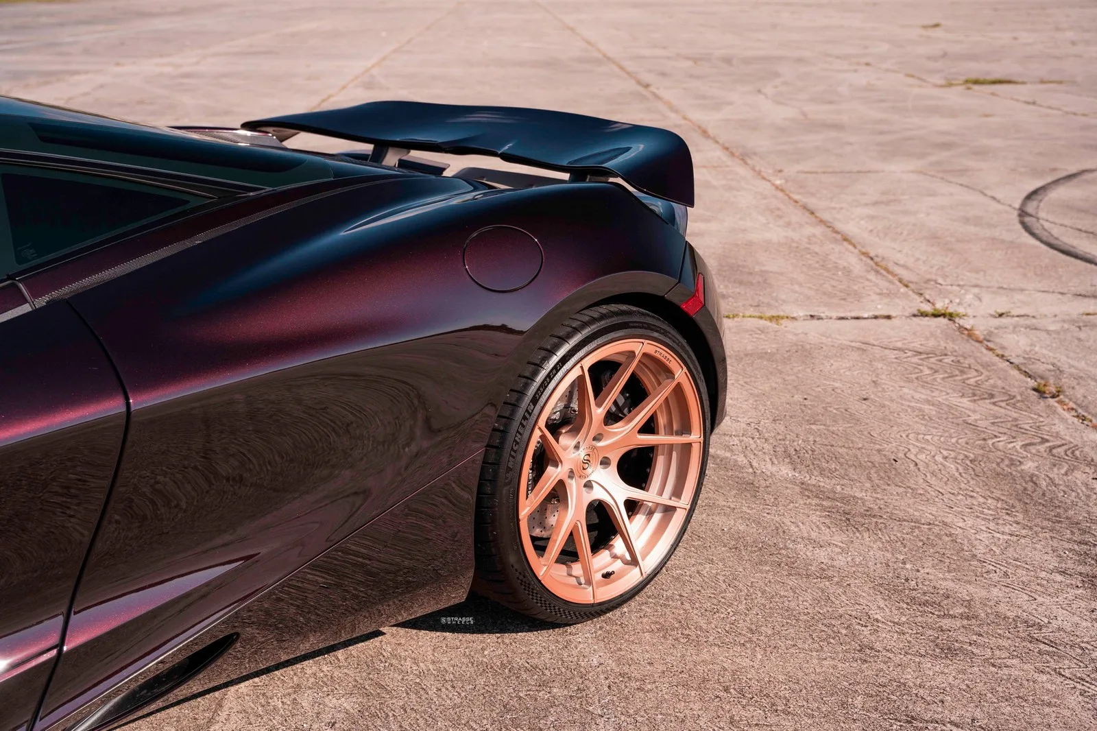 Strasse SM5R Deep Concave Duoblocks on McLaren 720S, photo 10