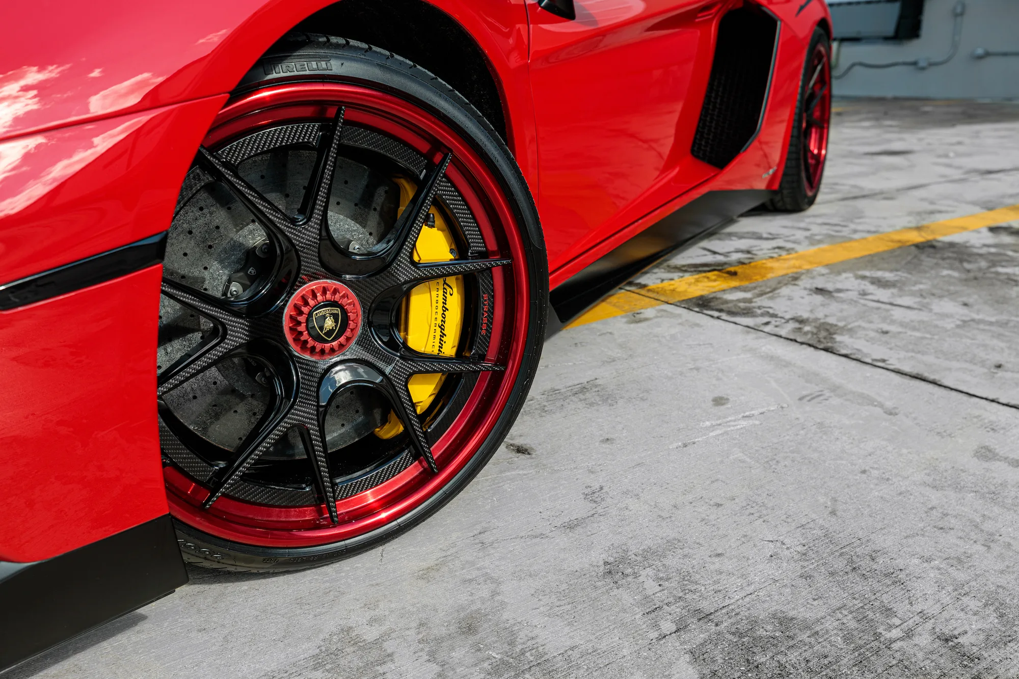 Strasse SM5R Deep Concave FS on Lamborghini Aventador SV LP 750-4 (2015-2017), photo 4