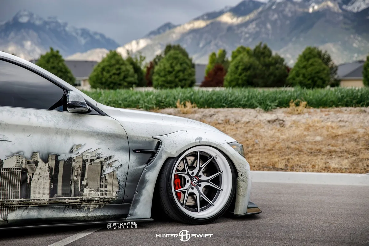 Strasse SM5R Deep Concave FS on BMW M4 F82.2, photo 8