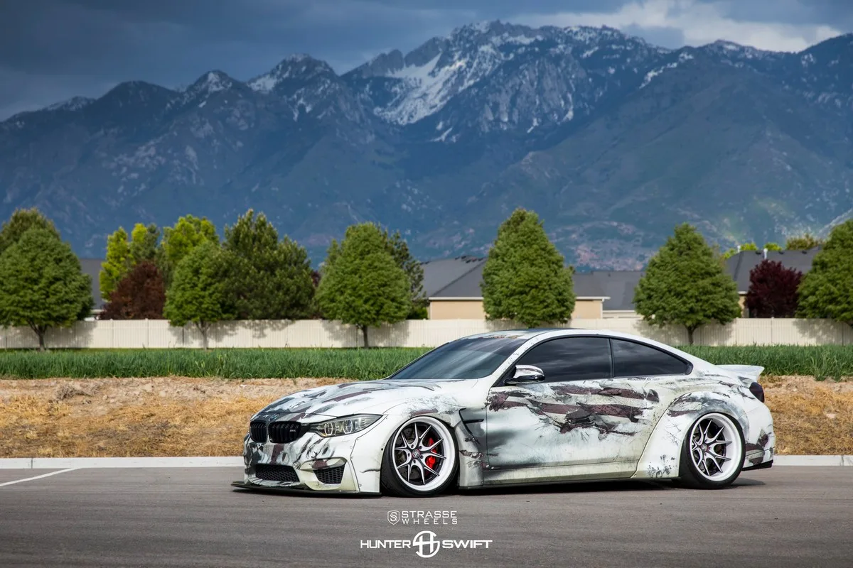 Strasse SM5R Deep Concave FS on BMW M4 F82.2, photo 5