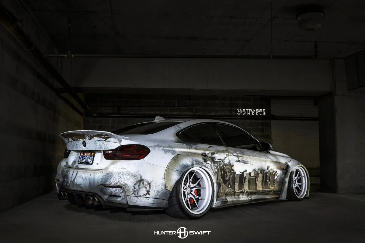 Strasse SM5R Deep Concave FS on BMW M4 F82.2, photo 6