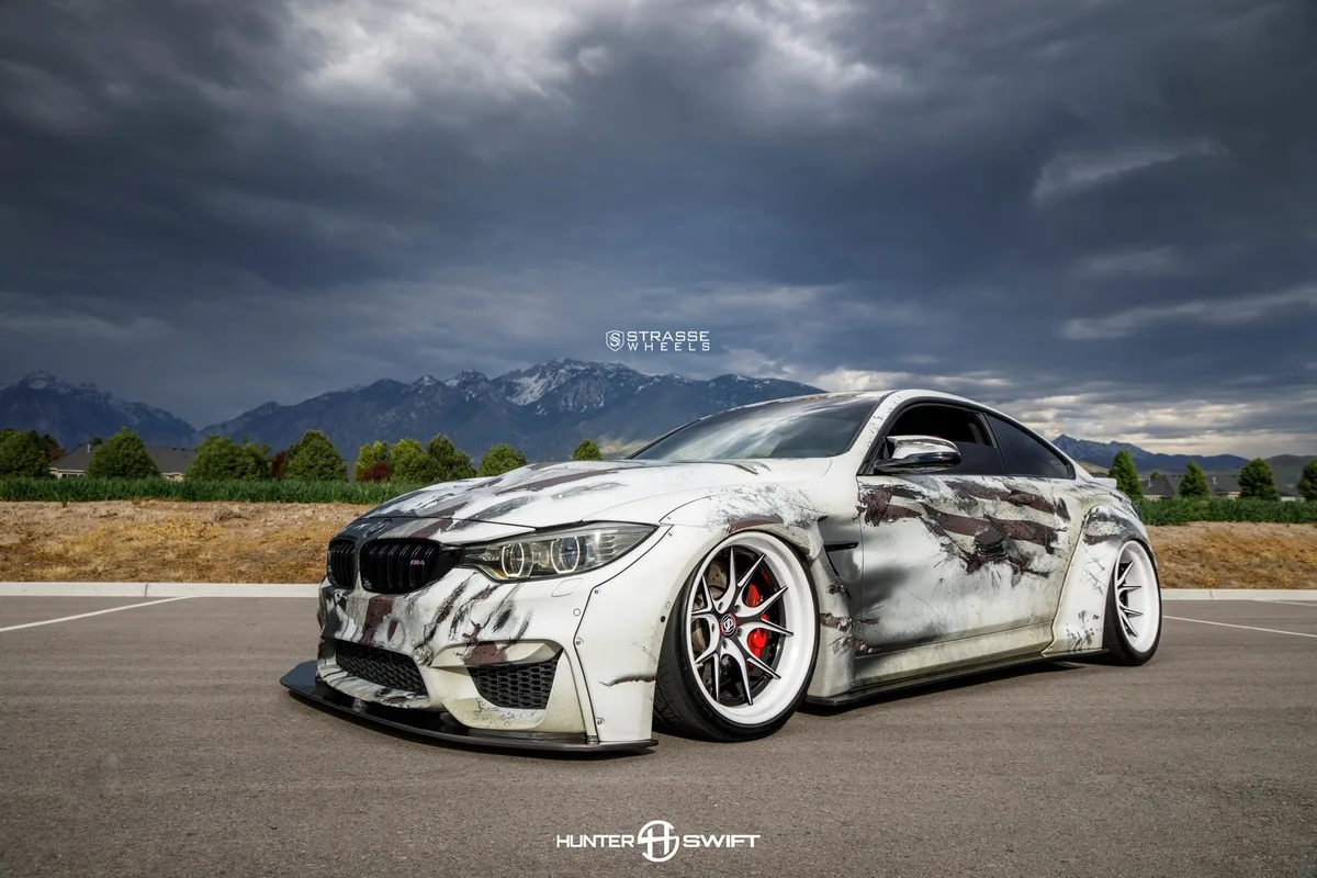 Strasse SM5R Deep Concave FS on BMW M4 F82.2, photo 4