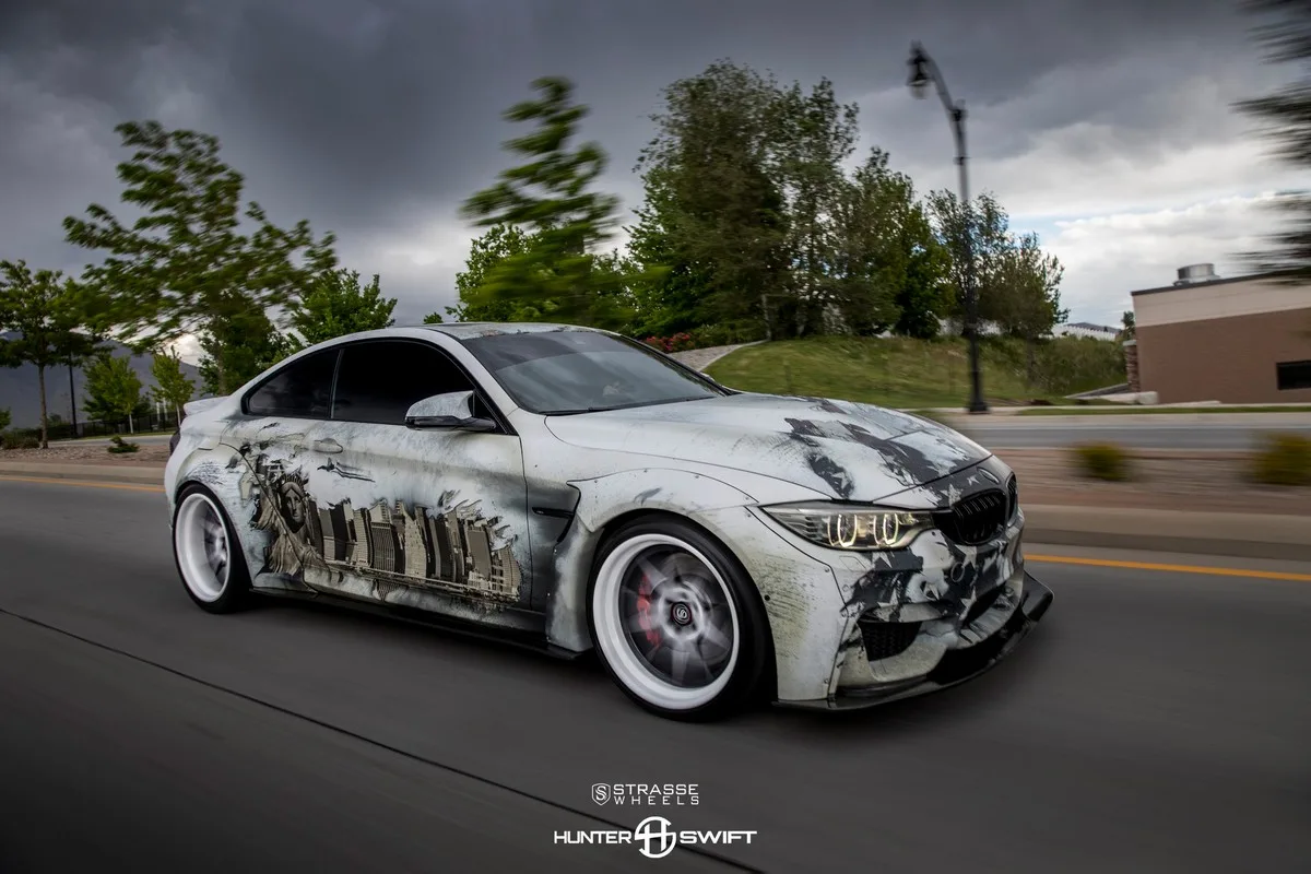 Strasse SM5R Deep Concave FS on BMW M4 F82.2, photo 3