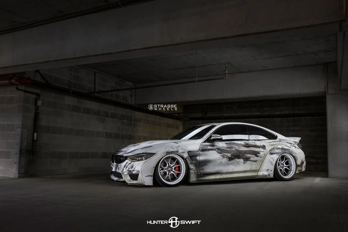 Strasse SM5R Deep Concave FS on BMW M4 F82.2, photo 2