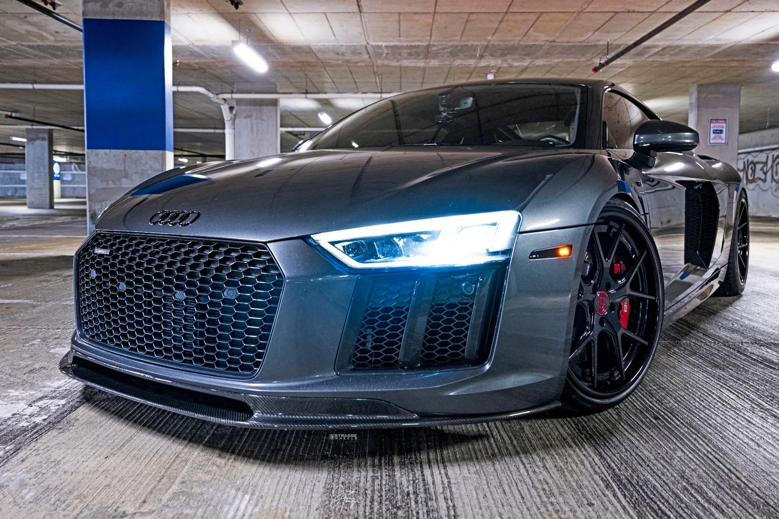 Strasse SM5R Deep Concave FS on Audi R8 Type 4S.1, photo 11