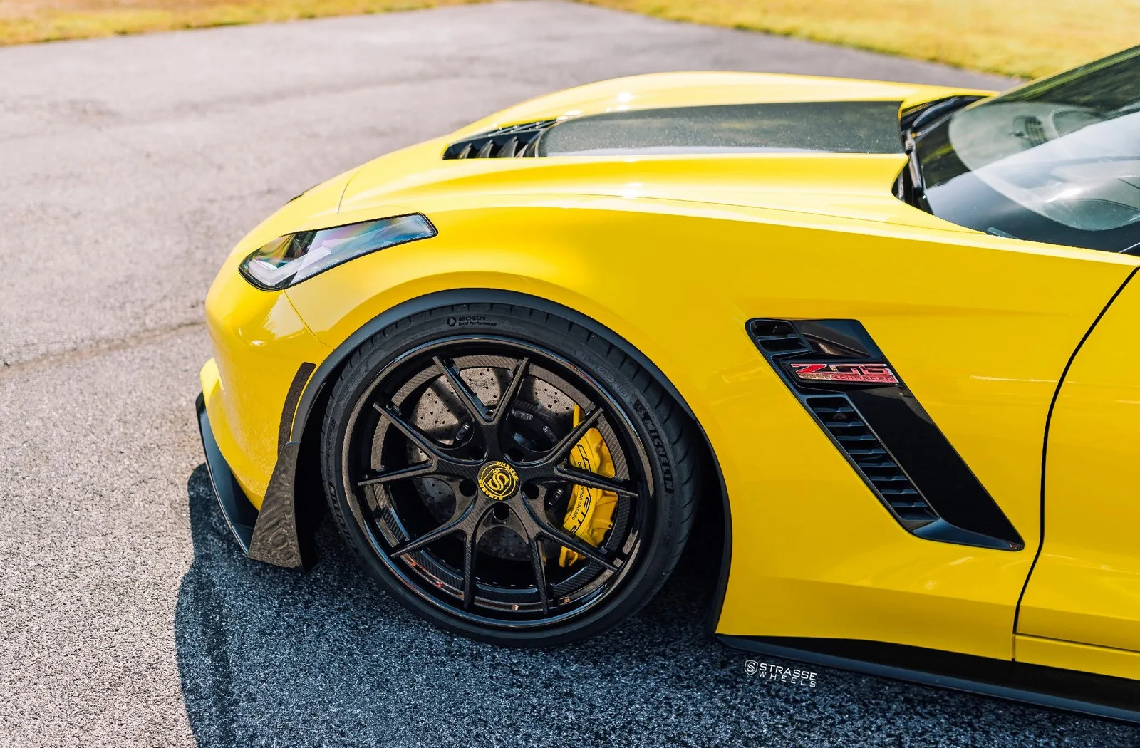 Strasse SM5R Deep Concave FS on Chevrolet Corvette C7, photo 6