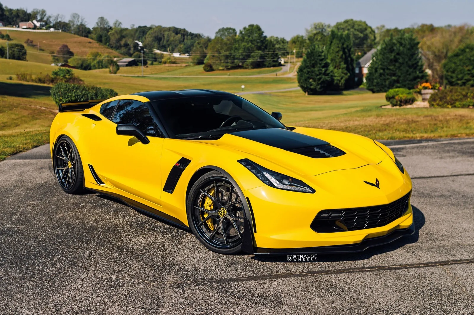 Strasse SM5R Deep Concave FS on Chevrolet Corvette C7, photo 8
