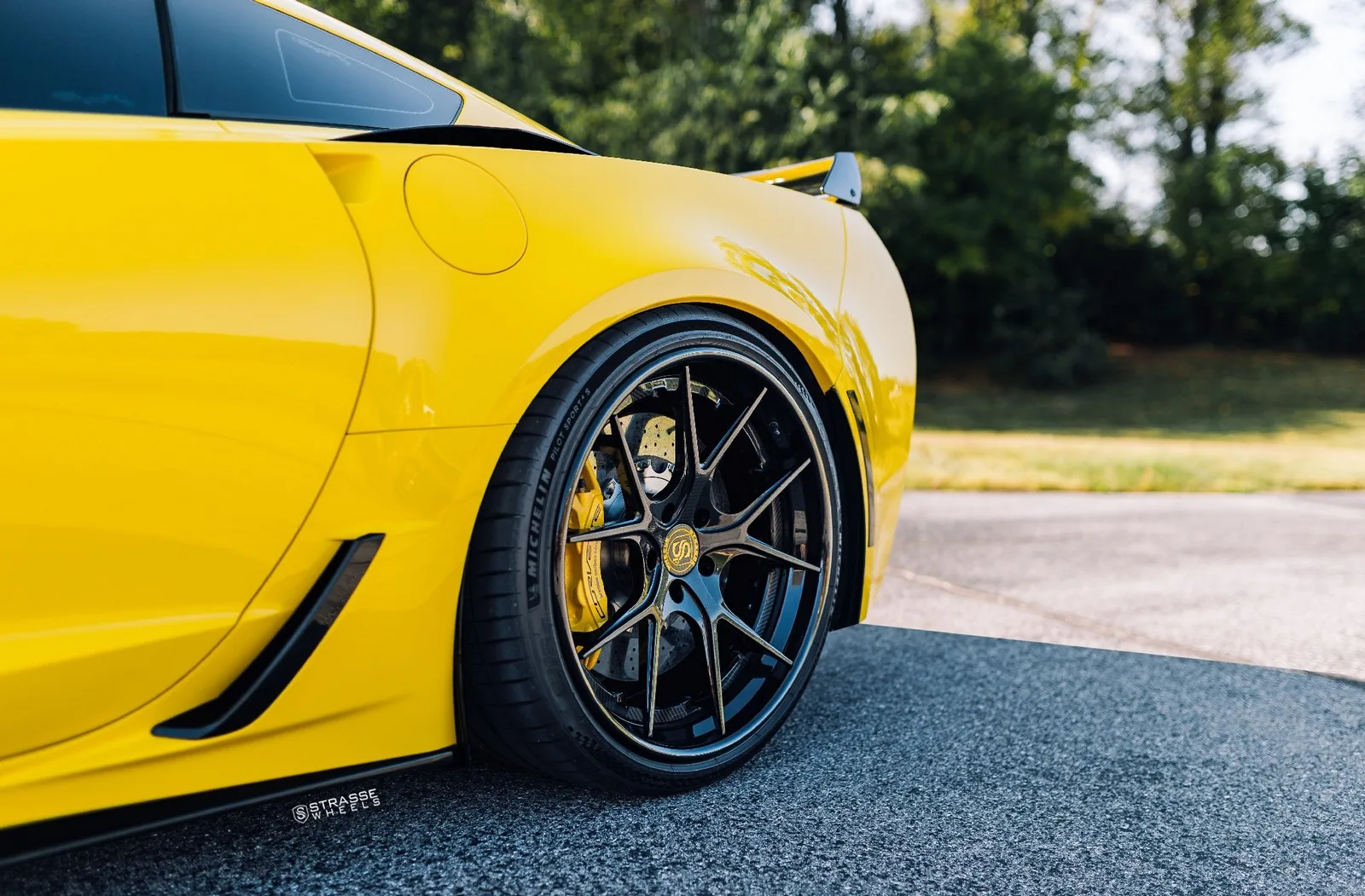 Strasse SM5R Deep Concave FS on Chevrolet Corvette C7, photo 4