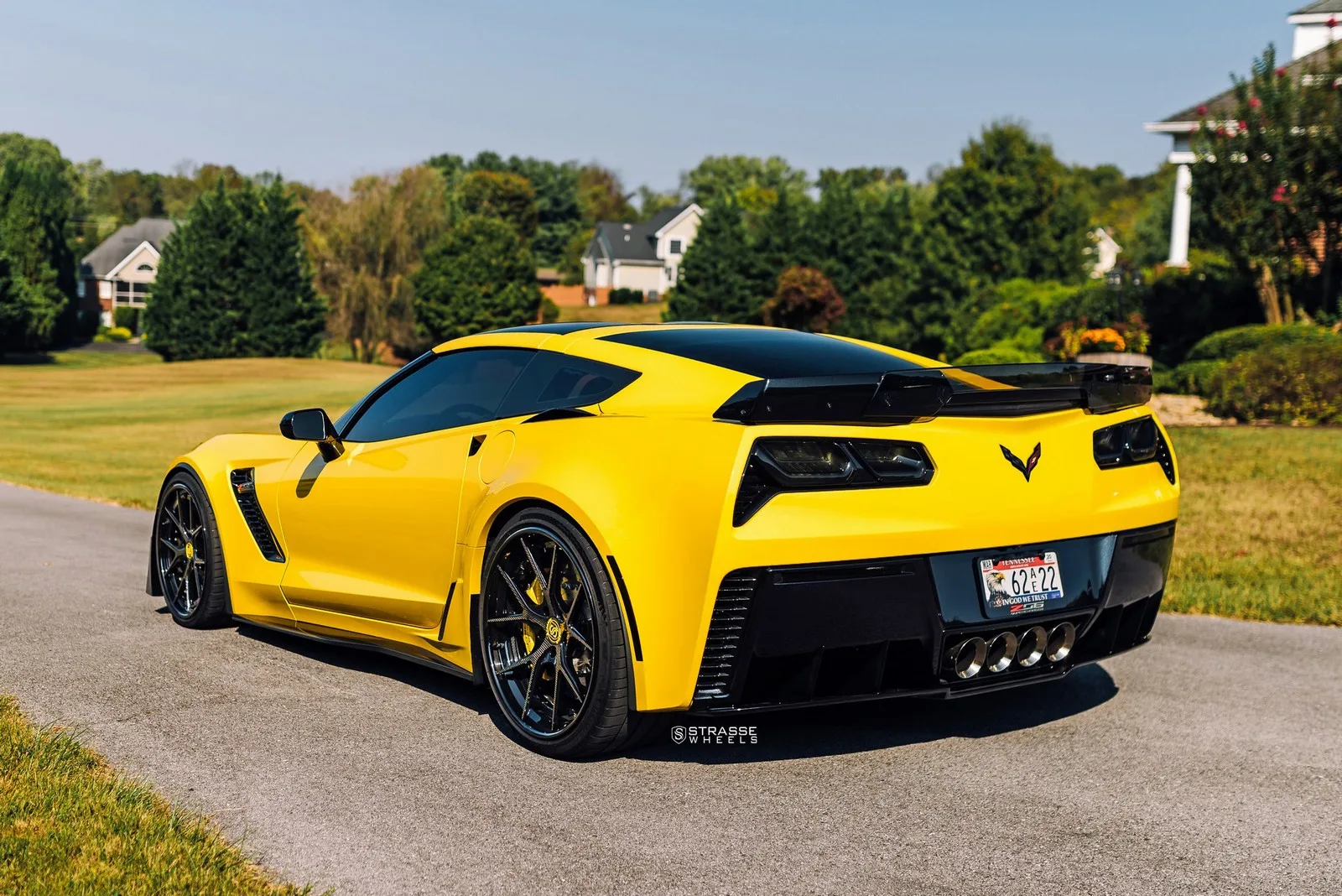 Strasse SM5R Deep Concave FS on Chevrolet Corvette C7, photo 10