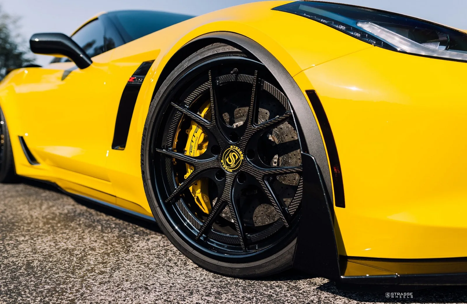 Strasse SM5R Deep Concave FS on Chevrolet Corvette C7, photo 7