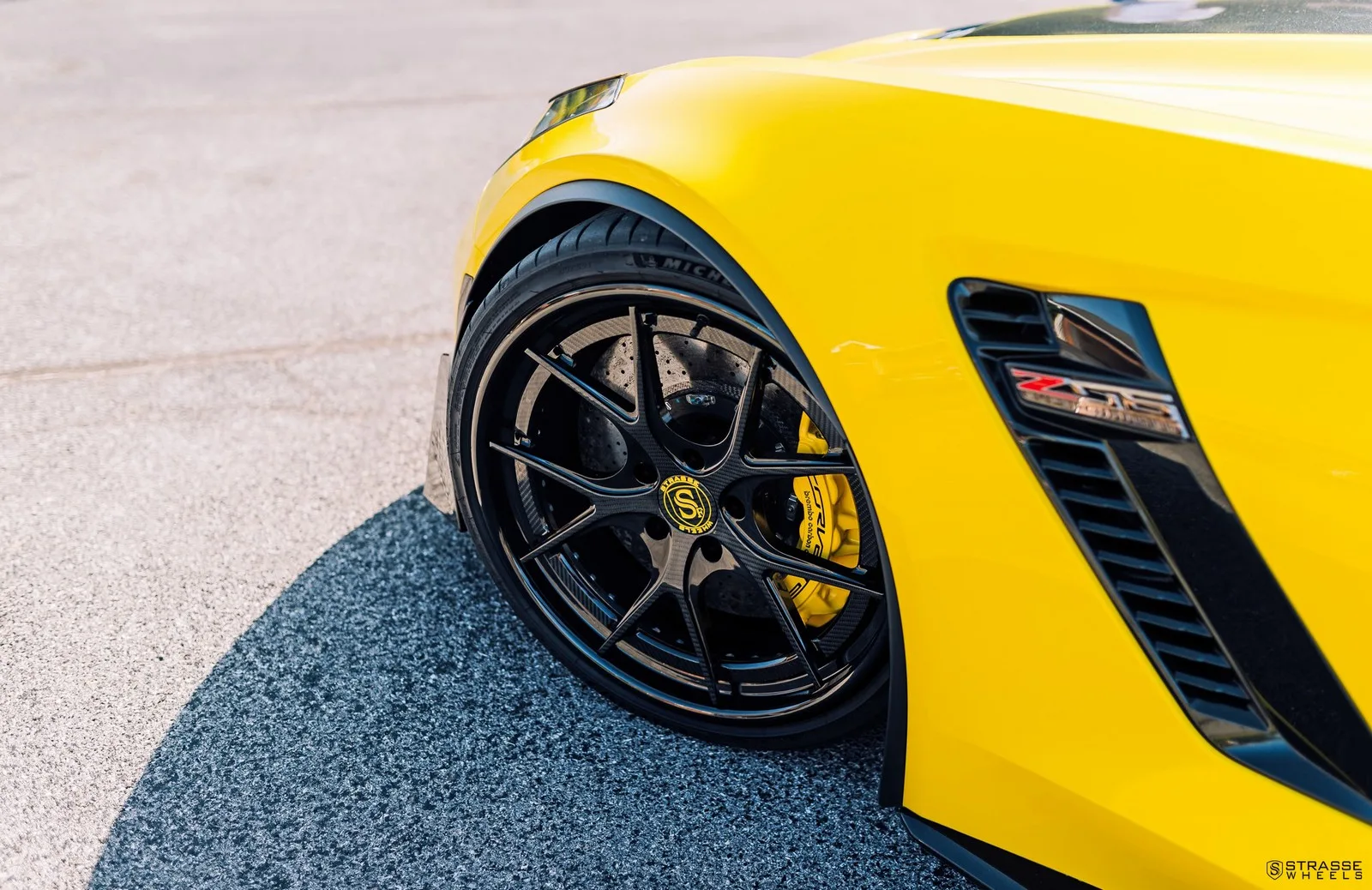 Strasse SM5R Deep Concave FS on Chevrolet Corvette C7, photo 12