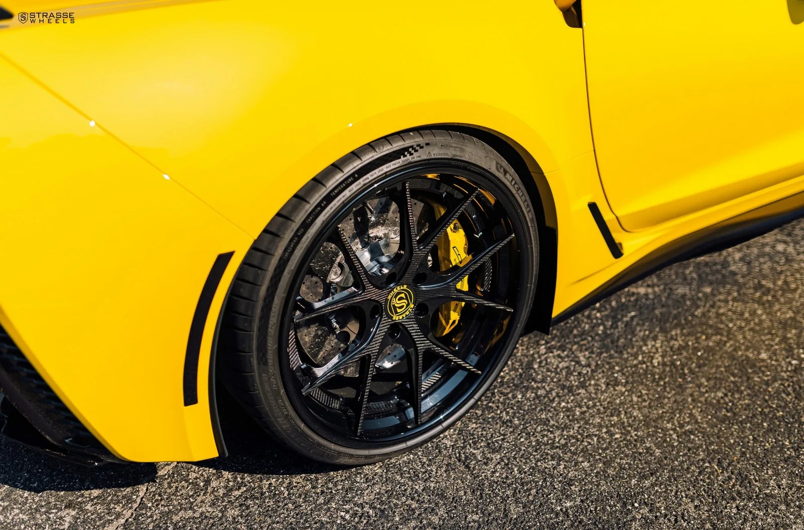 Strasse SM5R Deep Concave FS on Chevrolet Corvette C7, photo 9