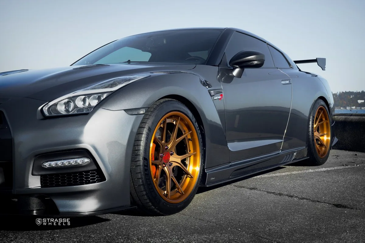Strasse SM5R Deep Concave FS on Nissan GT-R R35.1, photo 4