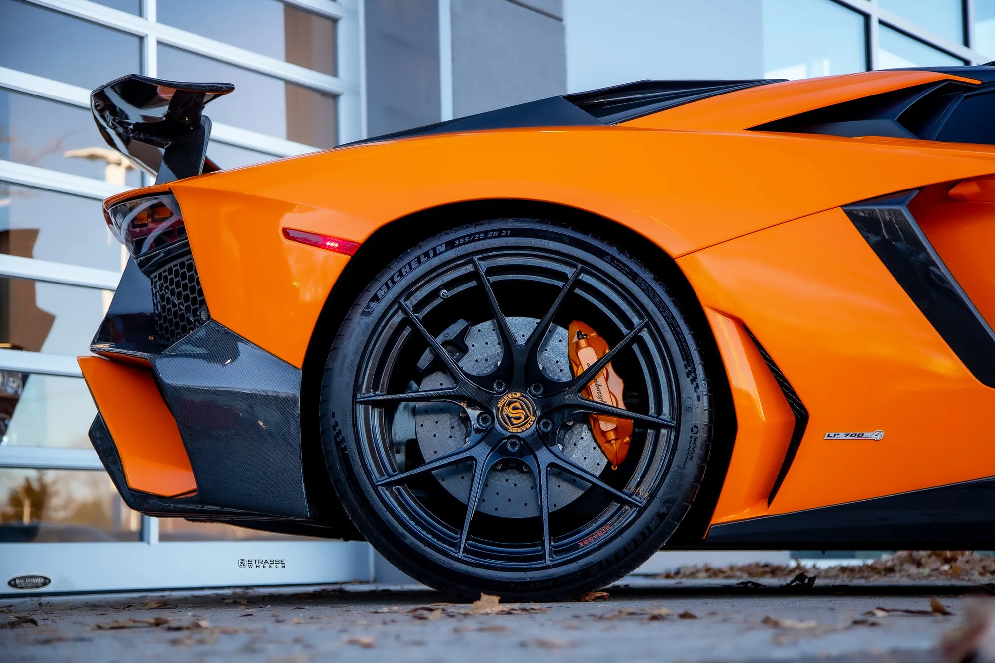 Strasse SM5R Deep Concave Monoblock on Lamborghini Aventador SV LP 750-4 (2015-2017), photo 4