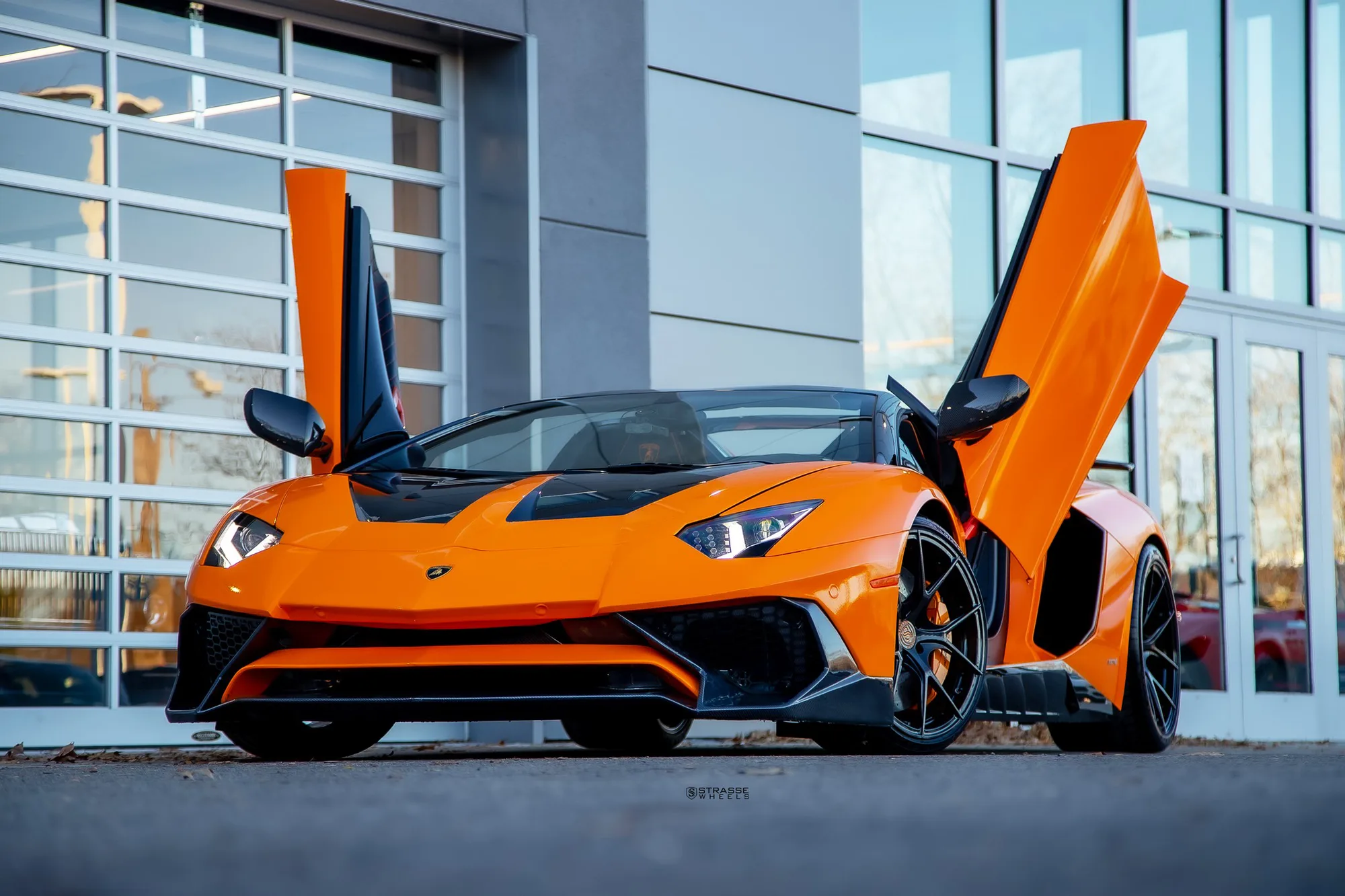 Strasse SM5R Deep Concave Monoblock on Lamborghini Aventador SV LP 750-4 (2015-2017), photo 8
