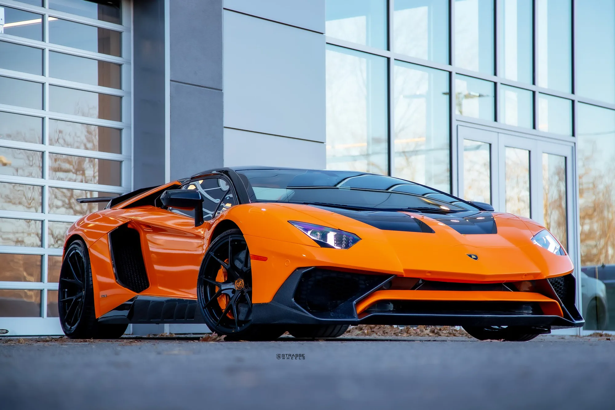 Strasse SM5R Deep Concave Monoblock on Lamborghini Aventador SV LP 750-4 (2015-2017), photo 6