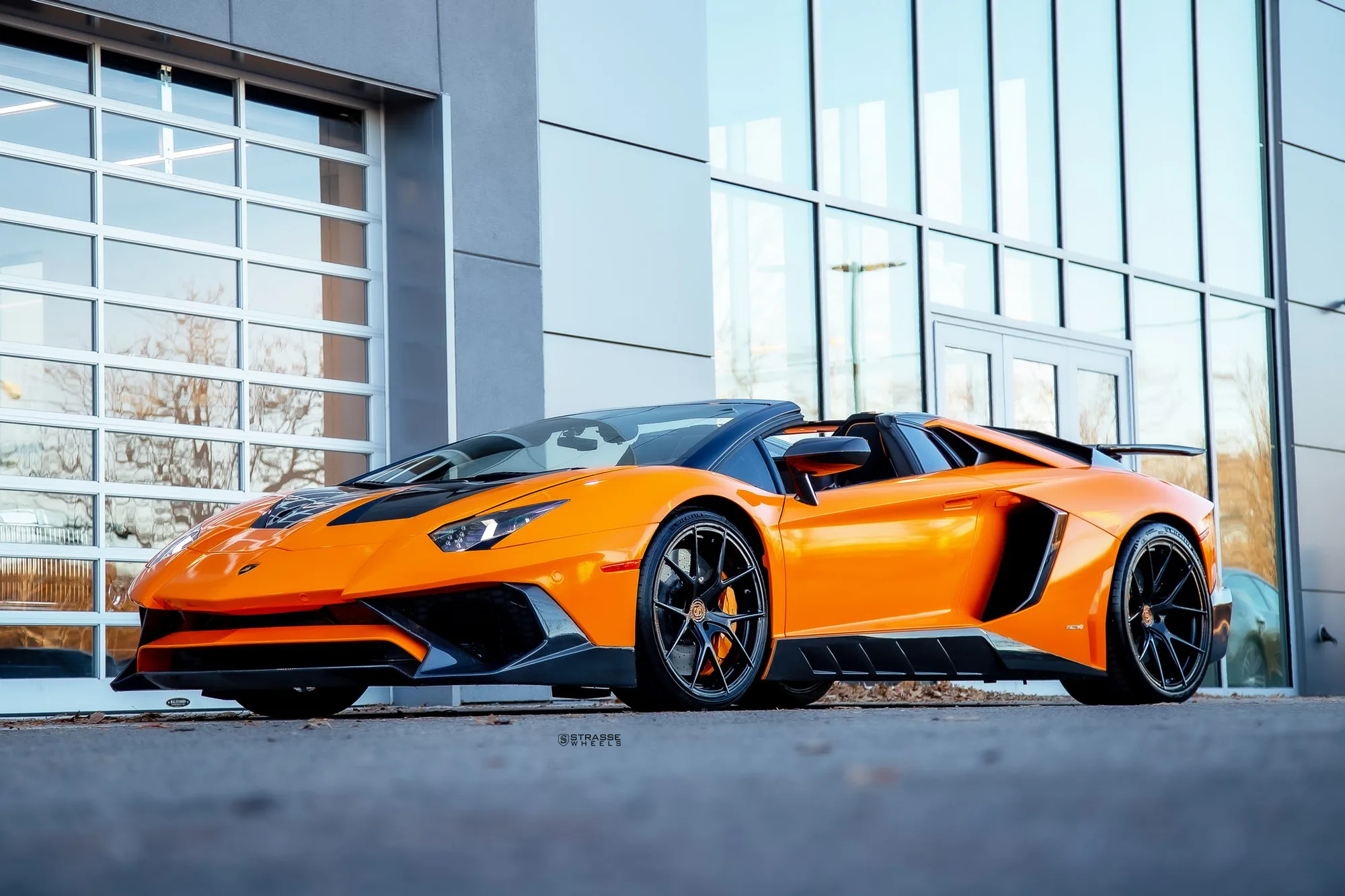 Strasse SM5R Deep Concave Monoblock on Lamborghini Aventador SV LP 750-4 (2015-2017), photo 10