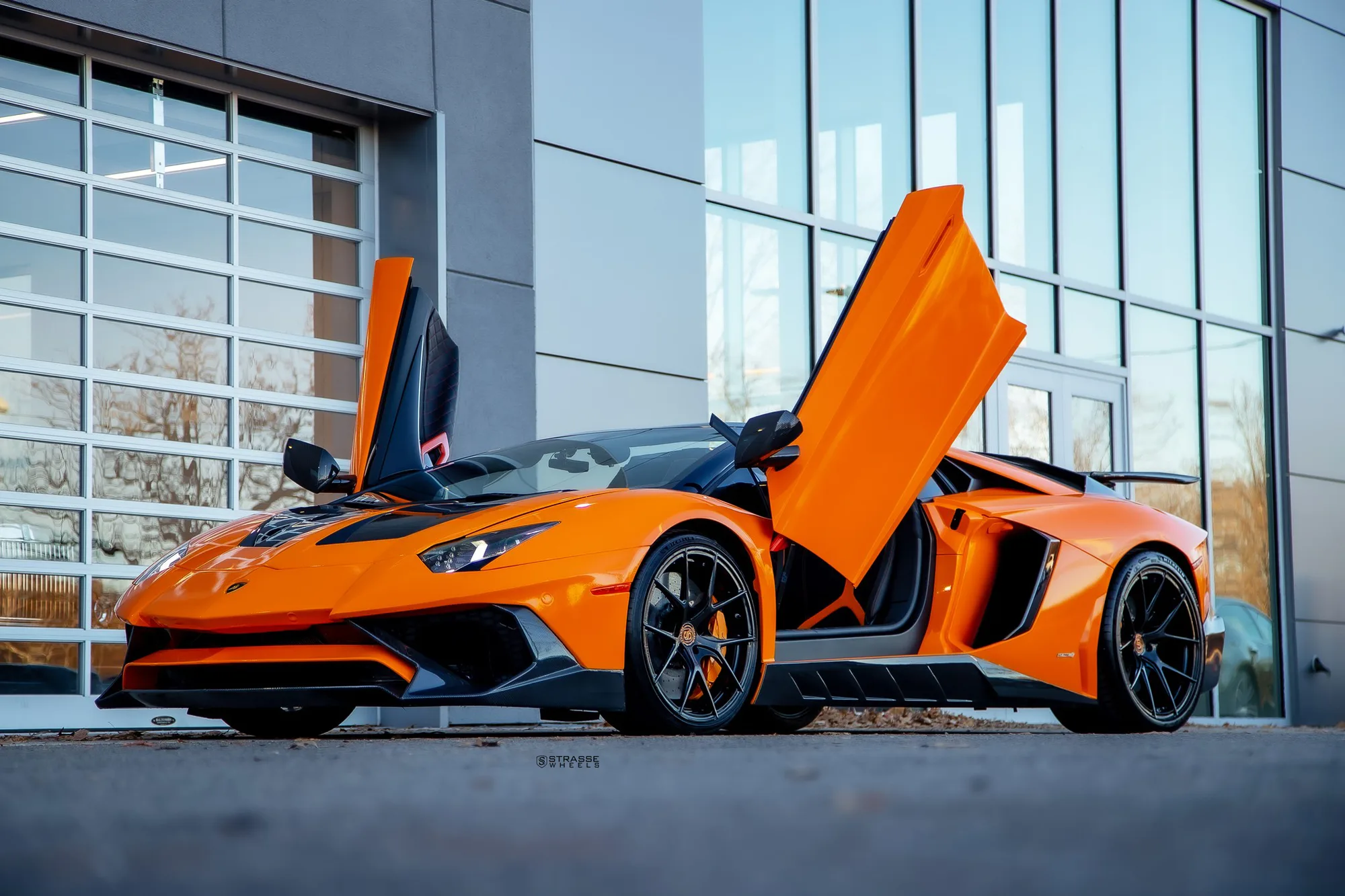 Strasse SM5R Deep Concave Monoblock on Lamborghini Aventador SV LP 750-4 (2015-2017), photo 9