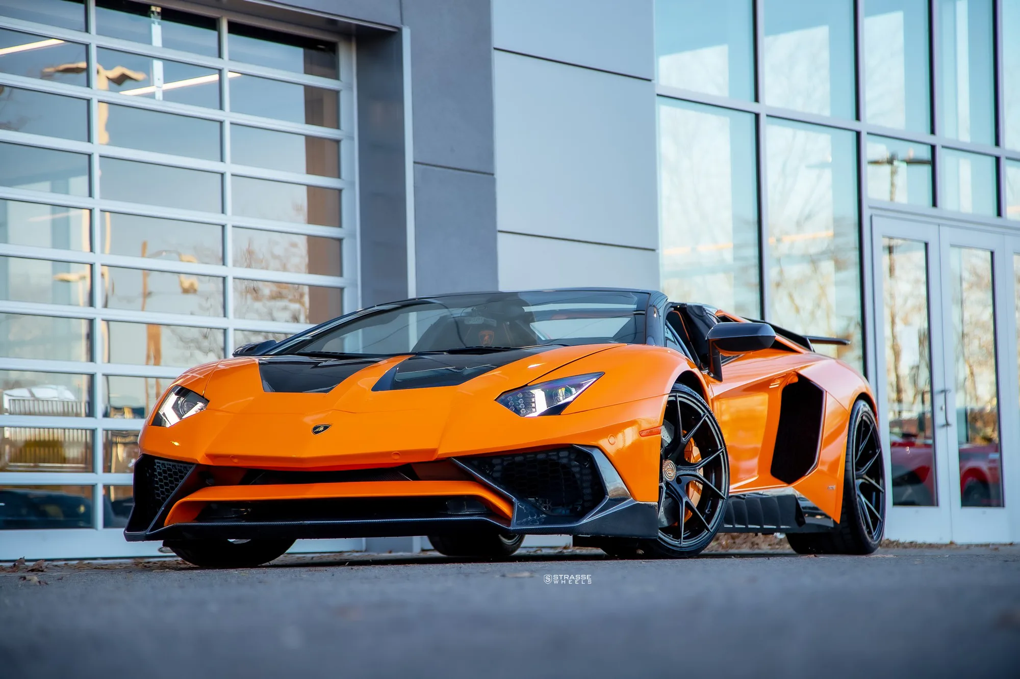 Strasse SM5R Deep Concave Monoblock on Lamborghini Aventador SV LP 750-4 (2015-2017), photo 11
