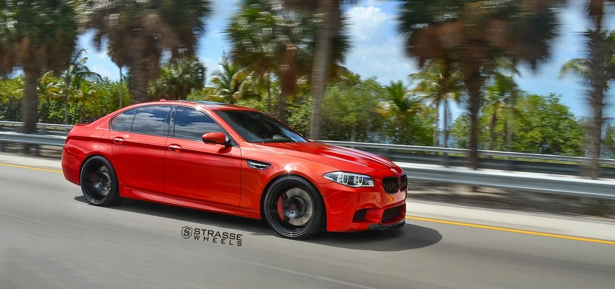 Strasse SM5R Deep Concave Monoblock on BMW M5 F10.1
