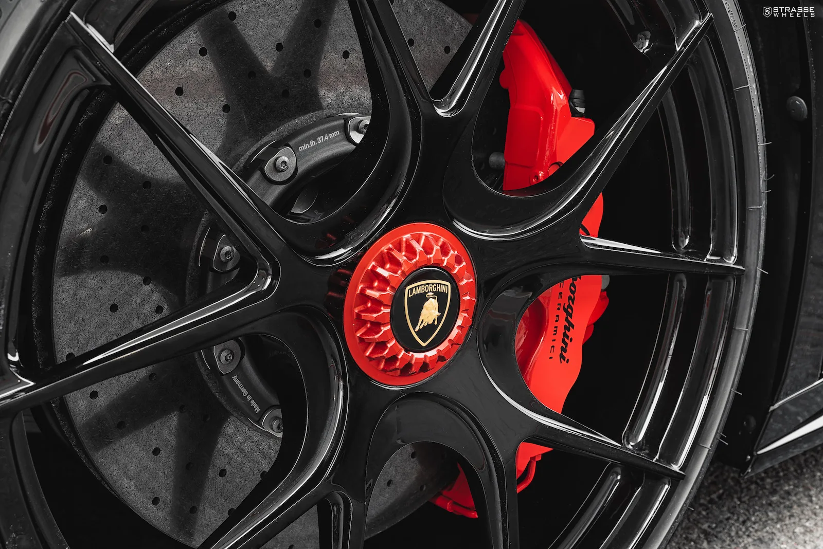 Strasse SM5R Deep Concave Monoblock on Lamborghini Huracan EVO, photo 6