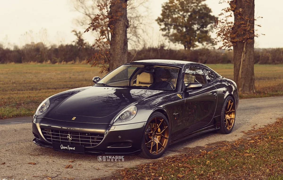 Strasse SM5R Deep Concave Monoblock on Ferrari 612 F137