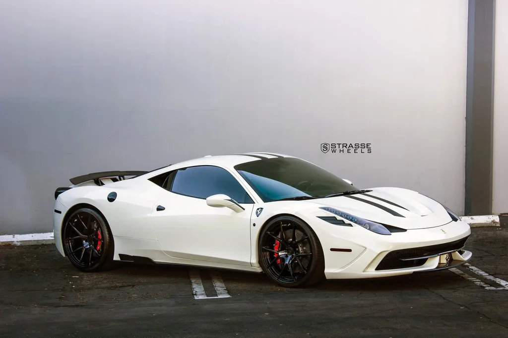 Strasse SM5R Deep Concave Monoblock on Ferrari 458 Speciale Speciale