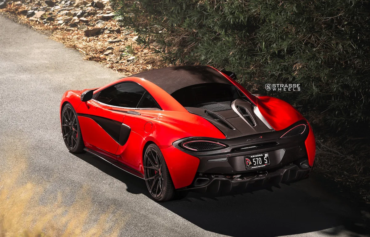 Strasse SM5R Deep Concave Monoblock on McLaren 570S, photo 12