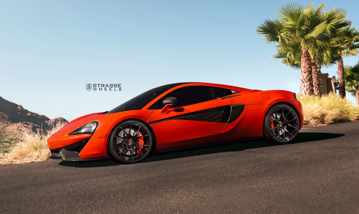 Strasse SM5R Deep Concave Monoblock on McLaren 570S