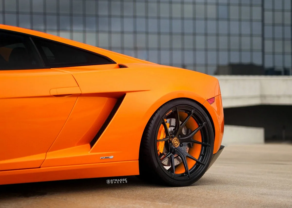 Strasse SM5R Deep Concave Monoblock on Lamborghini Gallardo LP560-4, photo 9