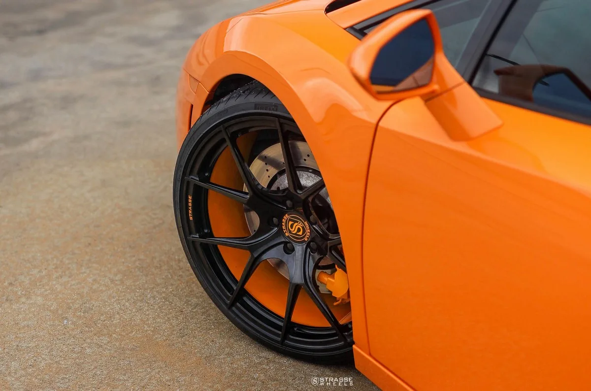Strasse SM5R Deep Concave Monoblock on Lamborghini Gallardo LP560-4, photo 4