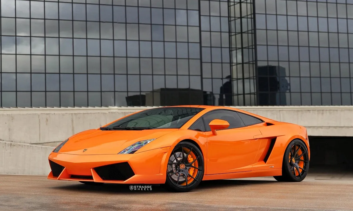 Strasse SM5R Deep Concave Monoblock on Lamborghini Gallardo LP560-4