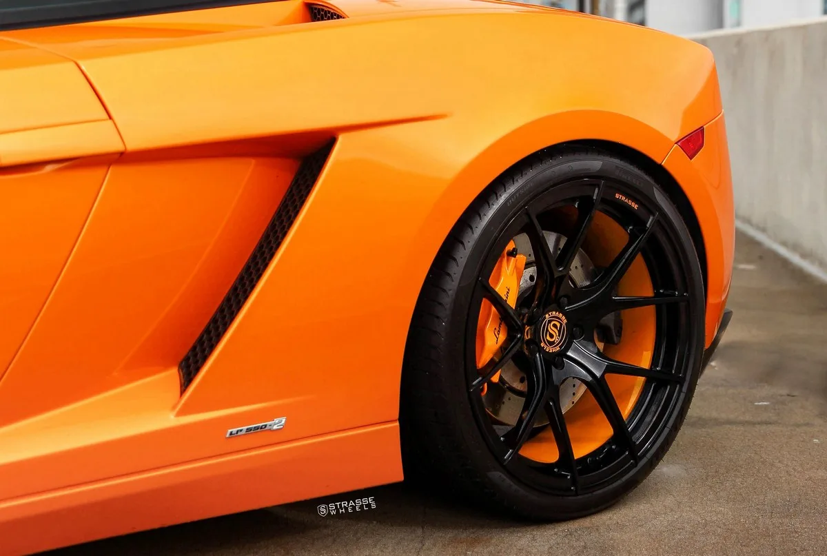 Strasse SM5R Deep Concave Monoblock on Lamborghini Gallardo LP560-4, photo 7