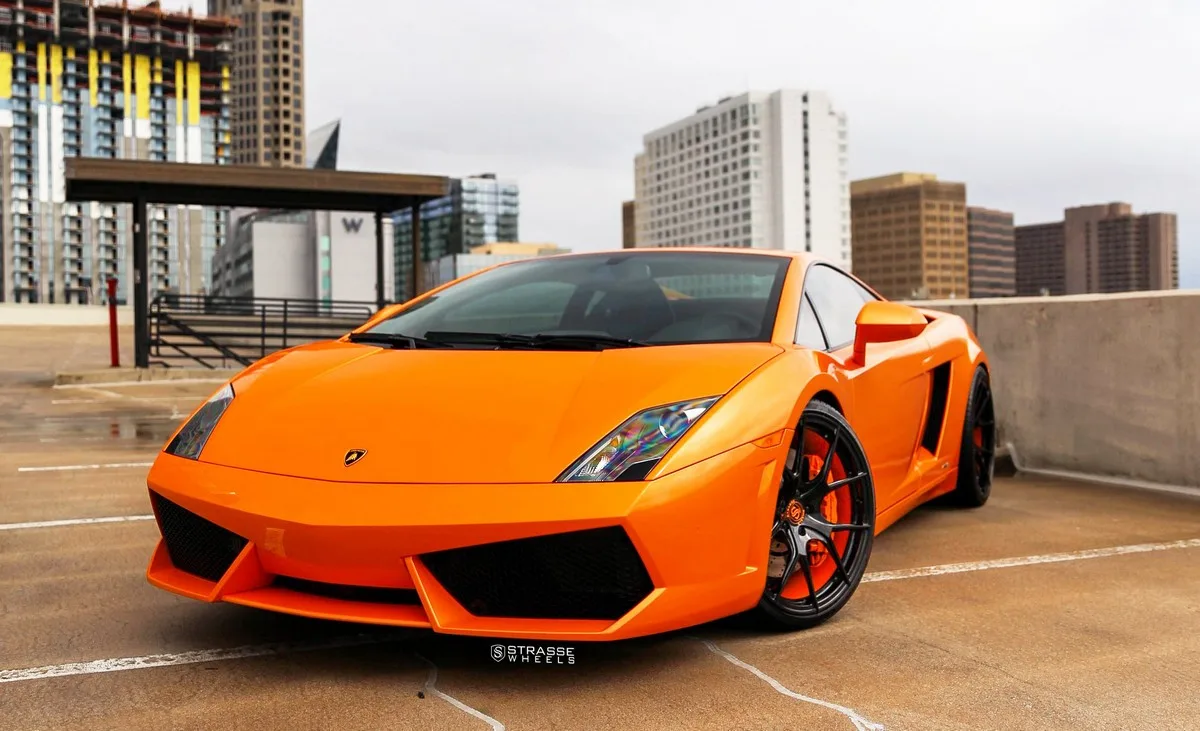 Strasse SM5R Deep Concave Monoblock on Lamborghini Gallardo LP560-4, photo 2
