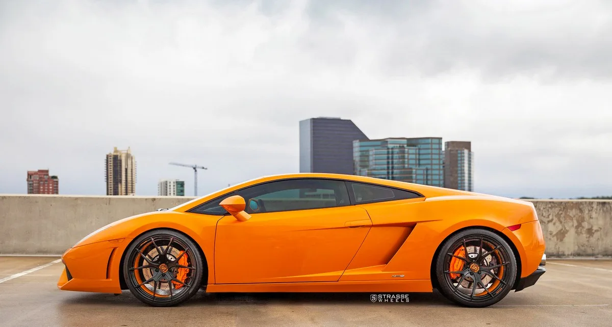 Strasse SM5R Deep Concave Monoblock on Lamborghini Gallardo LP560-4, photo 8