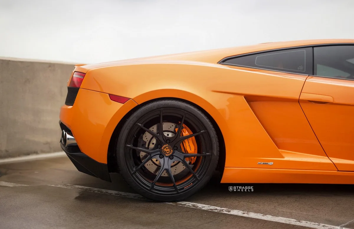 Strasse SM5R Deep Concave Monoblock on Lamborghini Gallardo LP560-4, photo 10