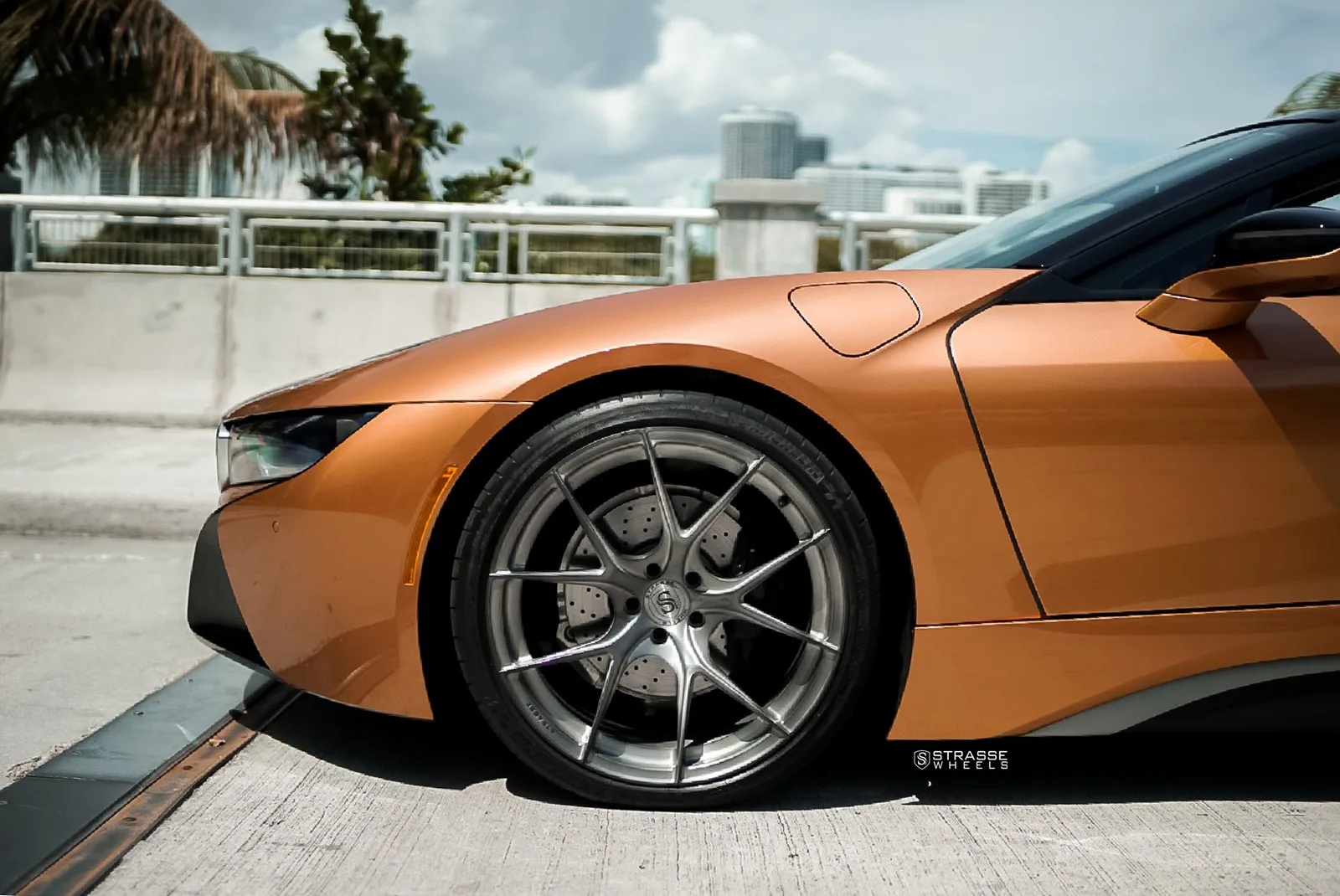 Strasse SM5R Deep Concave Monoblock on BMW i8 I12.2, photo 12