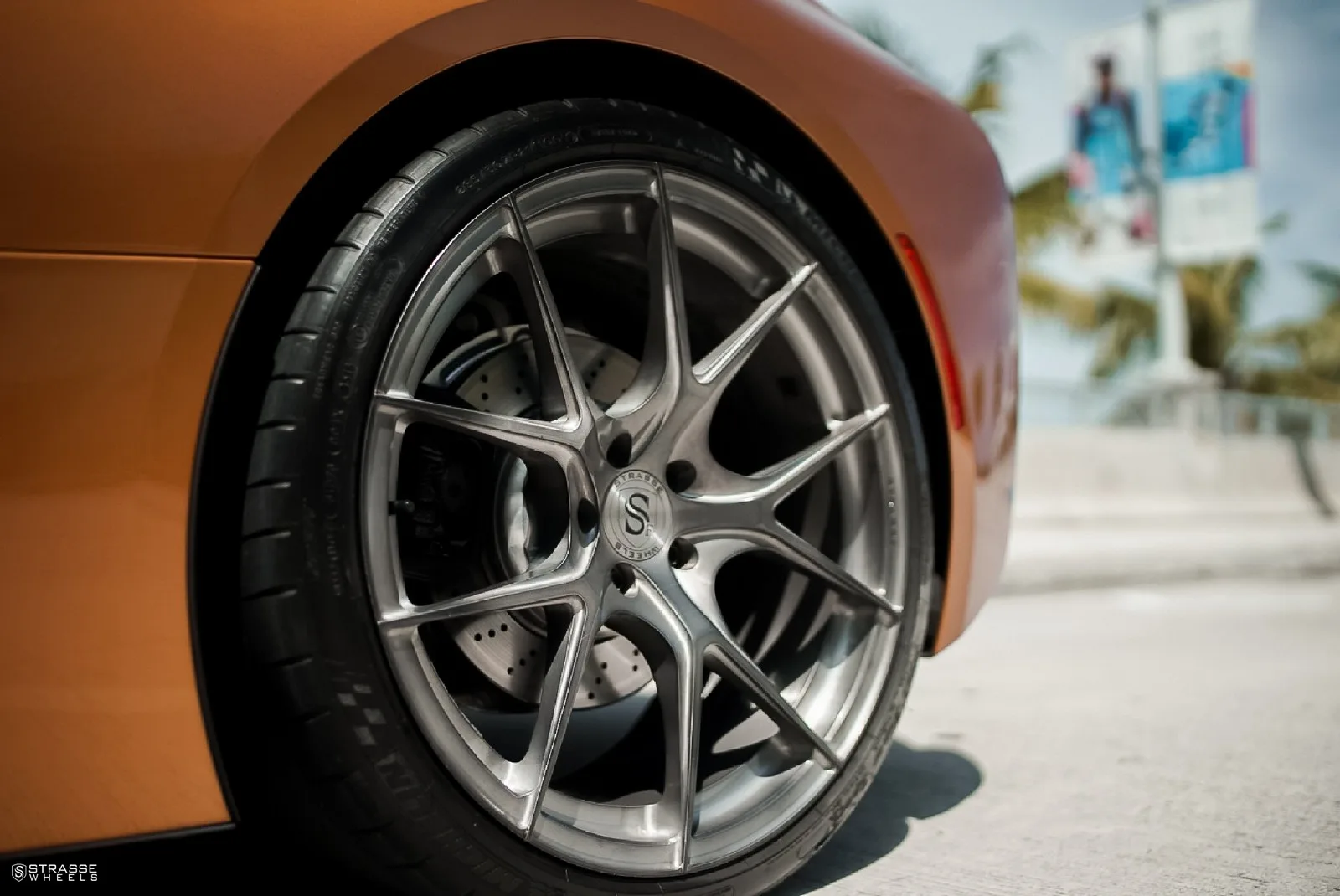 Strasse SM5R Deep Concave Monoblock on BMW i8 I12.2, photo 4