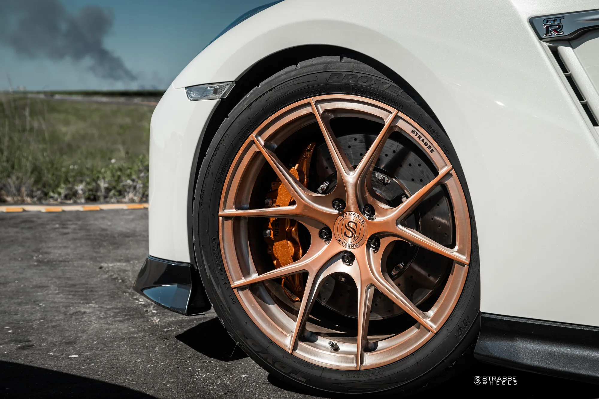 Strasse SM5R Deep Concave Monoblock on Nissan GT-R R35.2, photo 12