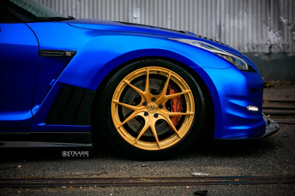 Strasse SM5R Deep Concave Monoblock on Nissan GT-R R35.1, photo 2