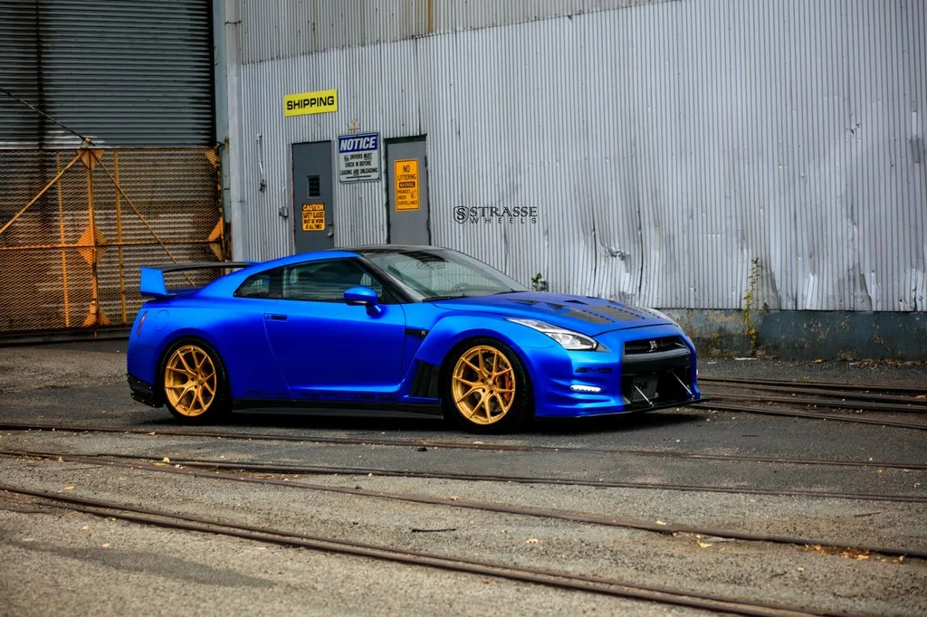 Strasse SM5R Deep Concave Monoblock on Nissan GT-R R35.1, photo 4