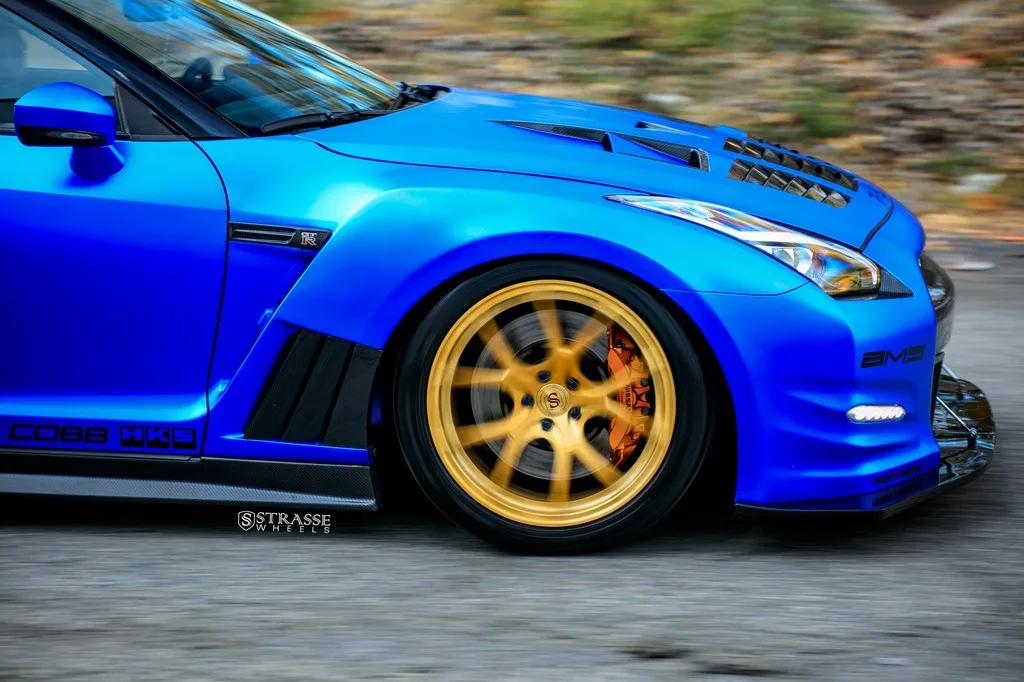 Strasse SM5R Deep Concave Monoblock on Nissan GT-R R35.1, photo 6