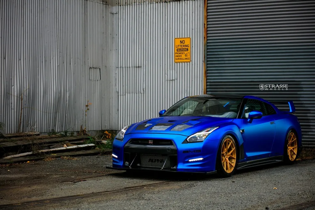 Strasse SM5R Deep Concave Monoblock on Nissan GT-R R35.1, photo 3