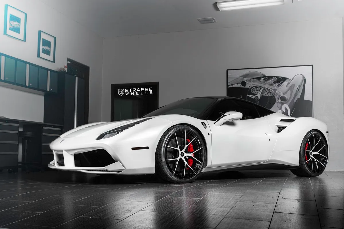 Strasse SM5R Deep Concave Monoblock on Ferrari 488, photo 2