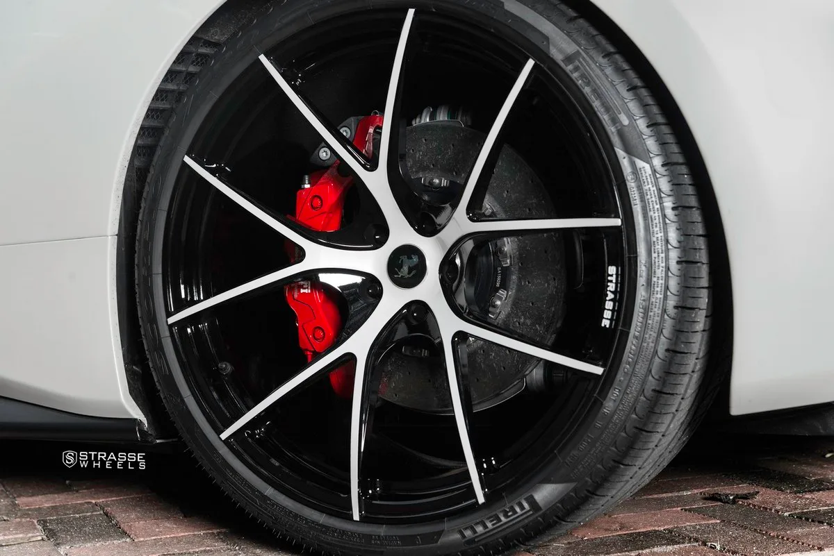 Strasse SM5R Deep Concave Monoblock on Ferrari 488, photo 12
