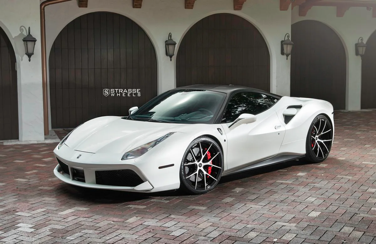Strasse SM5R Deep Concave Monoblock on Ferrari 488, photo 8